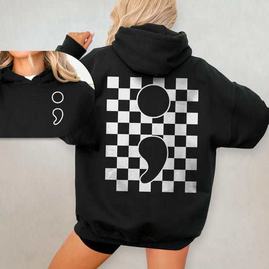 The Original "Semicolon" Hoodie