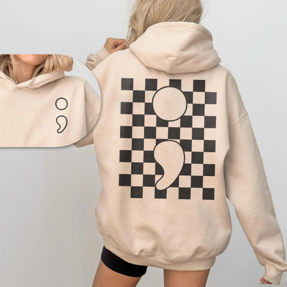 The Original "Semicolon" Hoodie