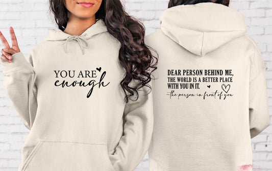 The Original "You are Enough" Hoodie
