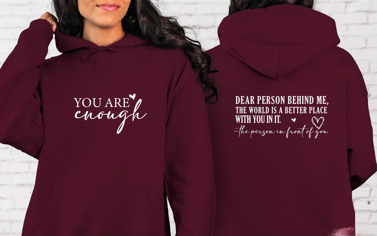 The Original "You are Enough" Hoodie