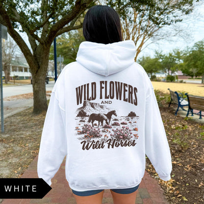 "Wild Flower Wild Horses" Hoodie