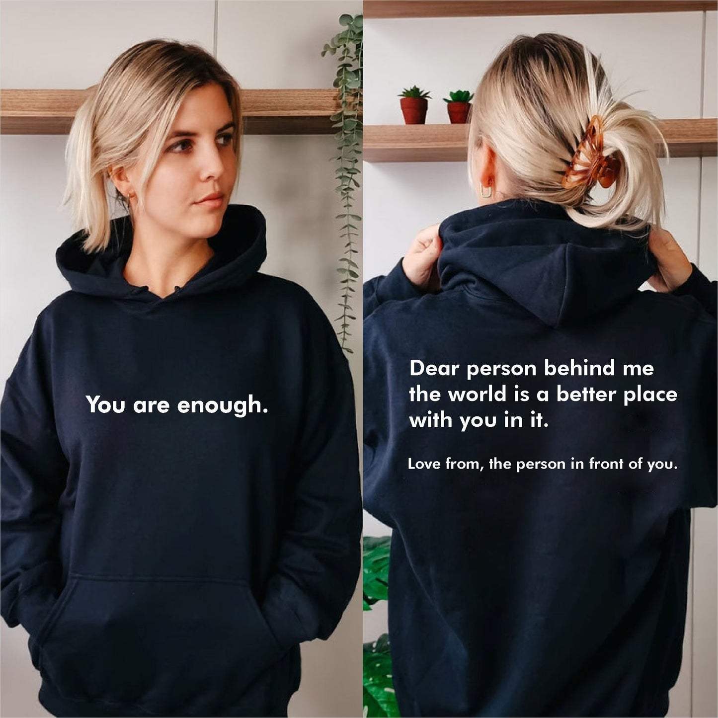 You are Enough Hoodie