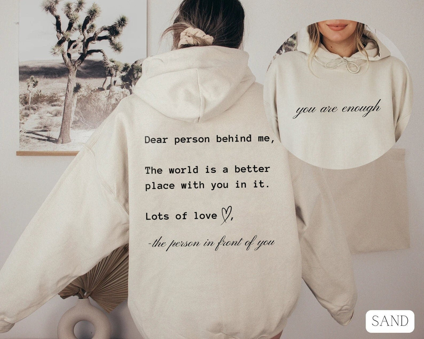 The original "Dear Person Behind Me" Hoodie